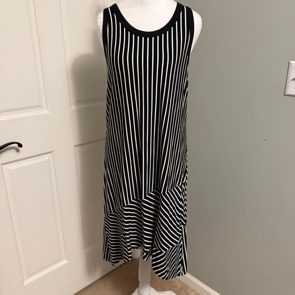 CAbi ATC Wink Dress #5946 Black and White Size L NWOT - Picture 4 of 13